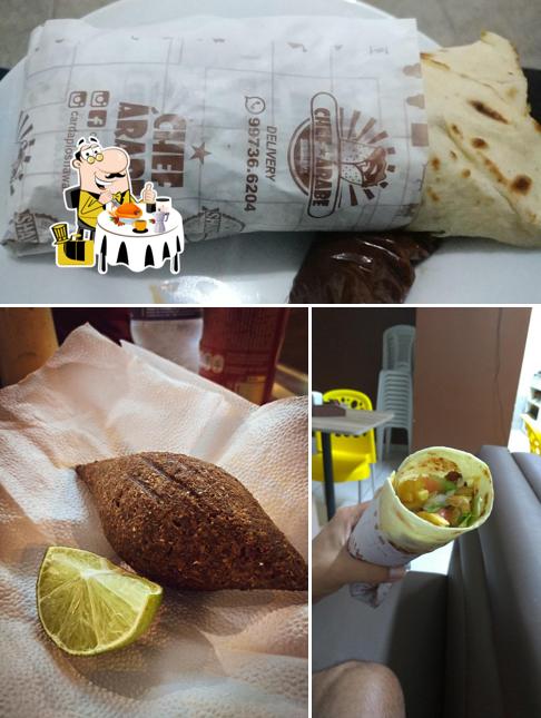 Comida em Chef Árabe