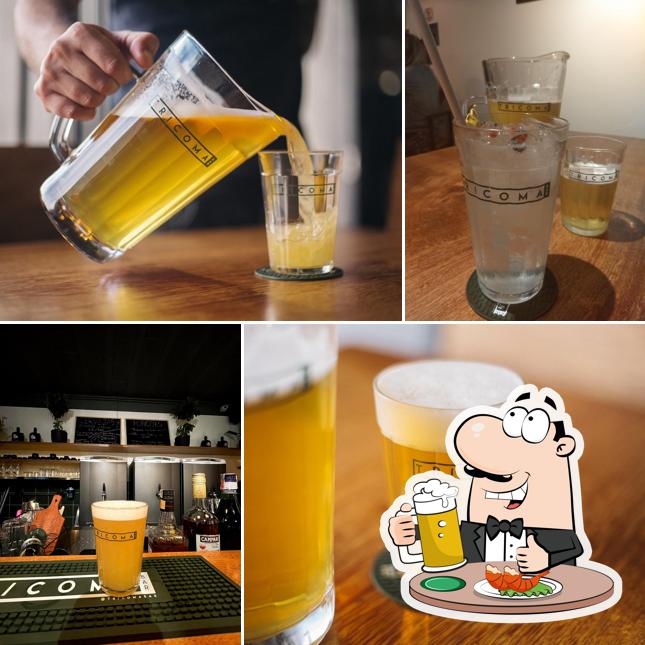 Peça uma tulipa de cerveja leve ou escura