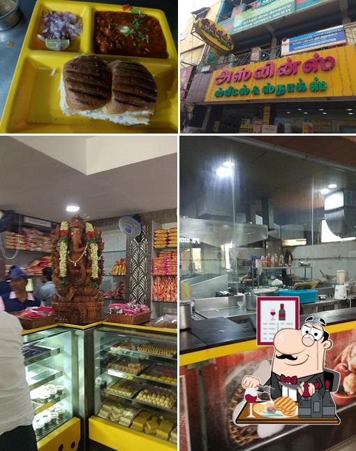 Pick meat meals at Aswins Sweets & Snacks