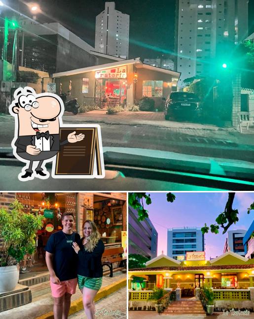 O exterior do La Tratoria Recife