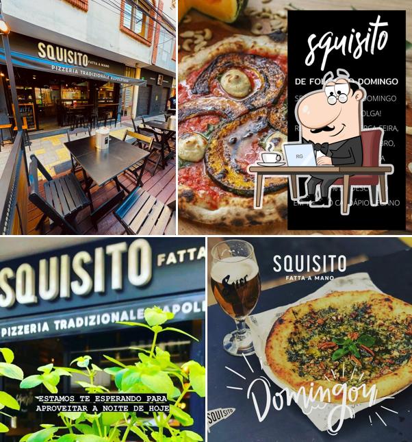 Veja imagens do interior do Squisito Pizzeria