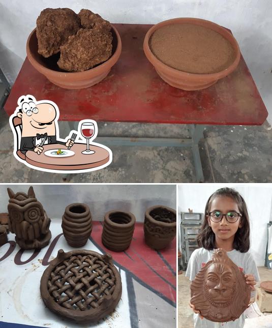 Food at Thiyagarajan Pottery Studio Vellore