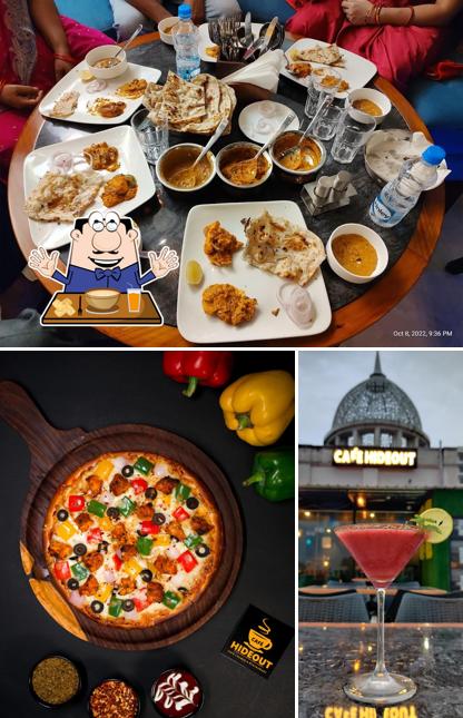 The image of Cafe Hideout’s food and alcohol