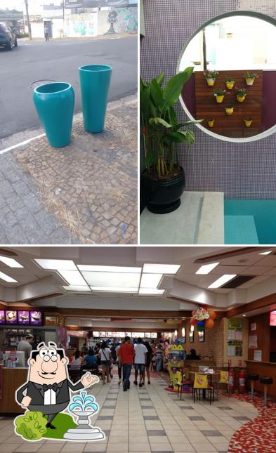 O exterior do McDonald's