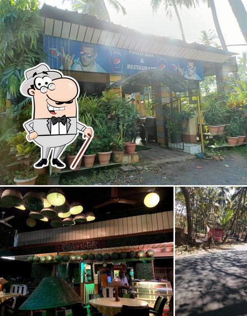 The image of exterior and bar counter at Pinto Bar & Restaurant