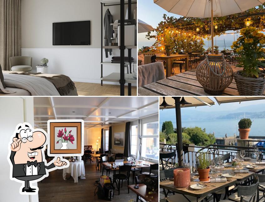 Siediti a un tavolo di Gasthof Hirschen am See