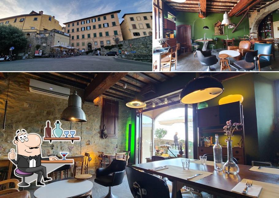 La immagine della interni e esterno di Cortona Bistrot