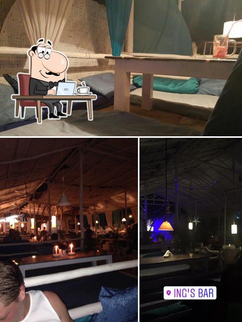 The interior of Ings bar