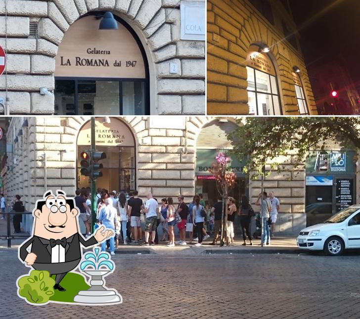 Guarda gli esterni di Gelateria La Romana dal 1947