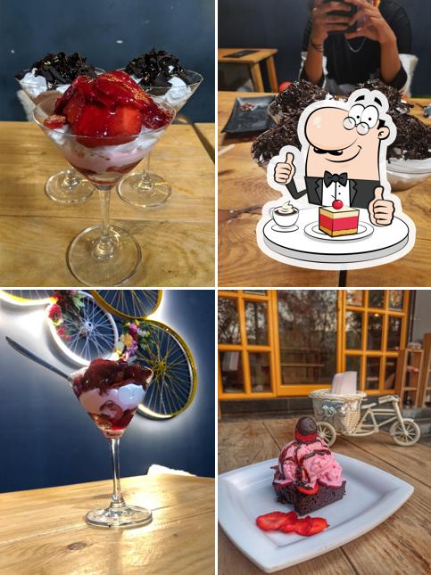 The Cafecle serves a number of sweet dishes