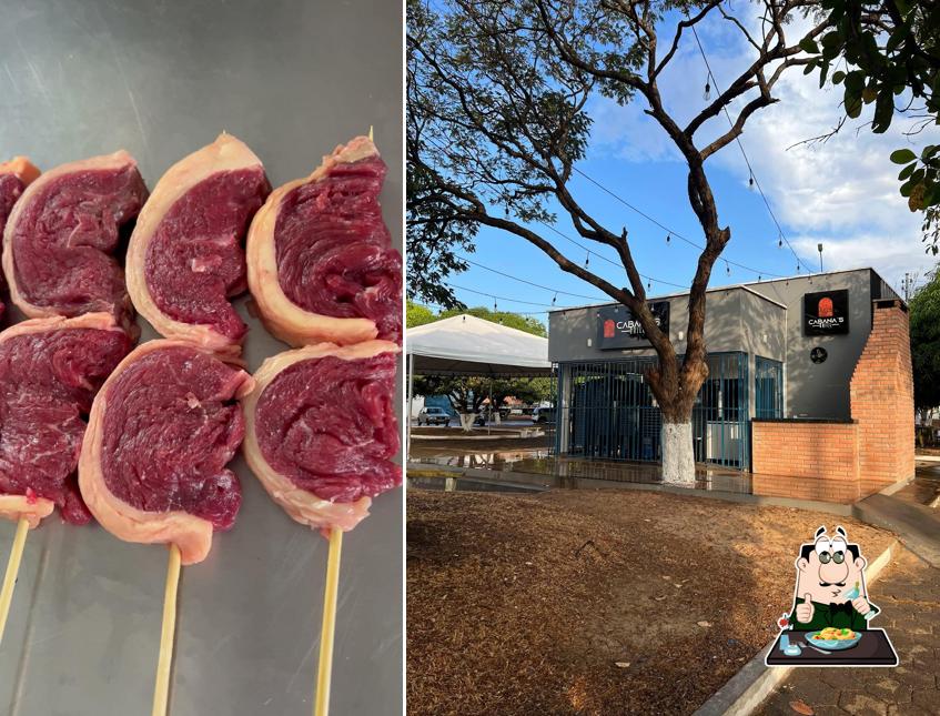 Platos en Cabanas Grill