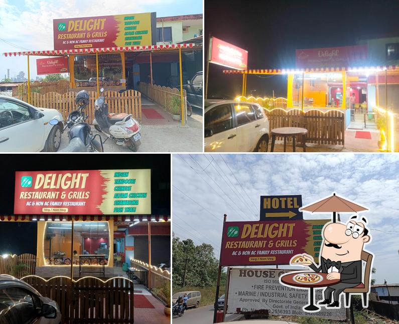 The exterior of Delight Restaurant & Grills