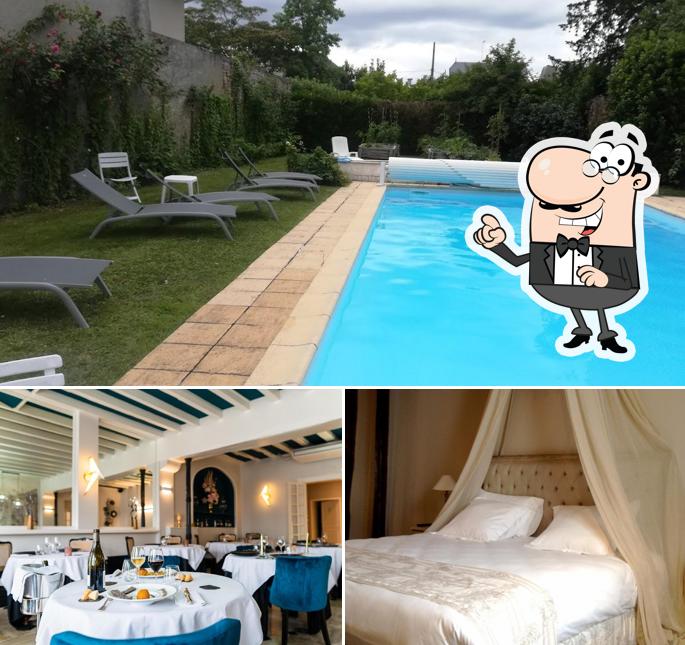 Installez-vous à l'une des tables de Restaurant Le Cheval Blanc Bléré