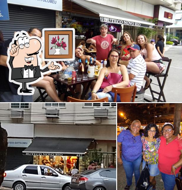 O interior do Buteco Novo Rio