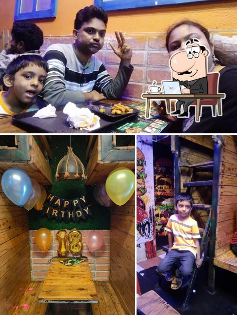 The interior of The Burger Studio