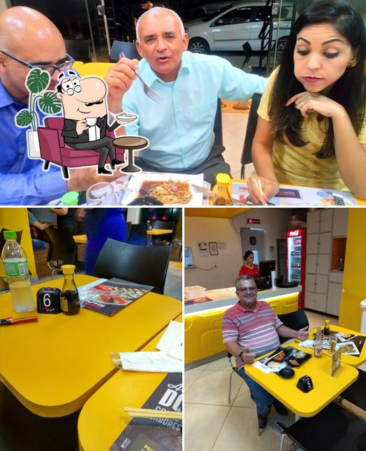 O interior do Sushiloko Unaí