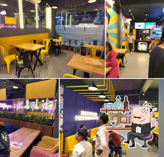 The interior of The Burger Company