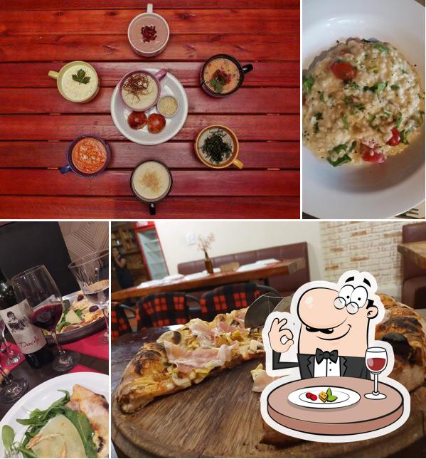 Platos en Pizzaria La Fortezza