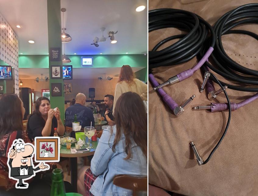 O interior do Manacá Bar