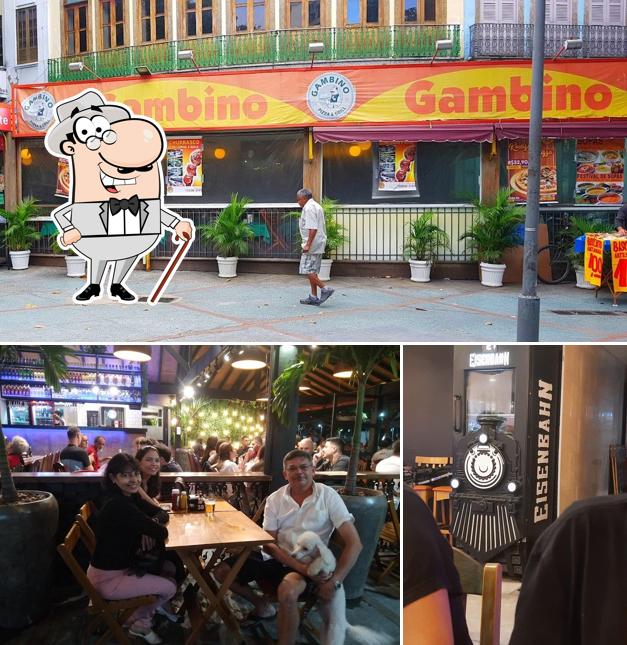 Veja imagens do exterior do Gambino