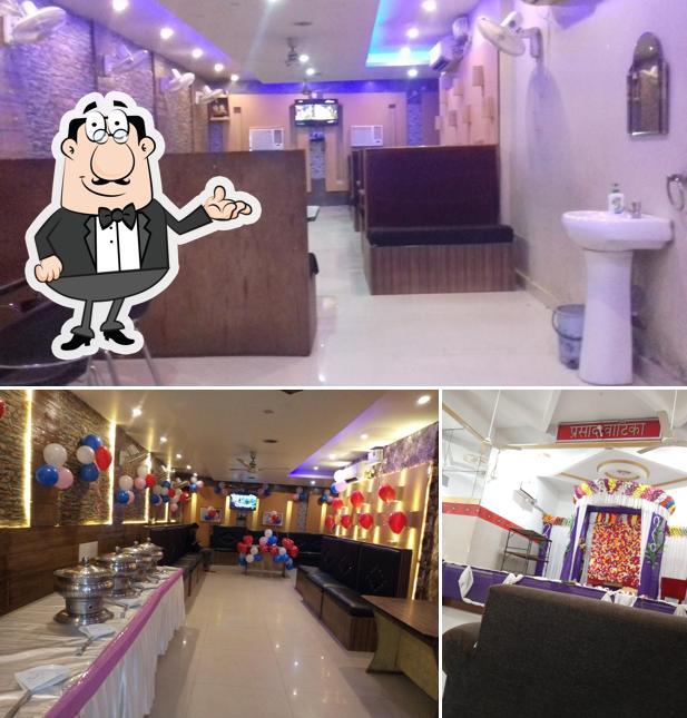 The interior of Raj Mahal Restaurant