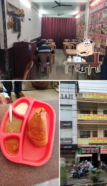 The interior of RJT south indian masala Dosa