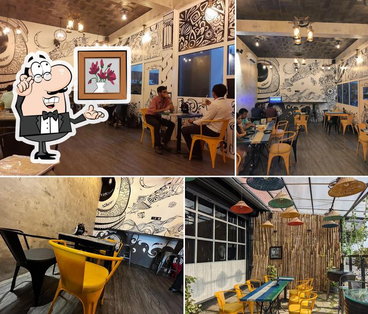 The interior of CLOUD BURST