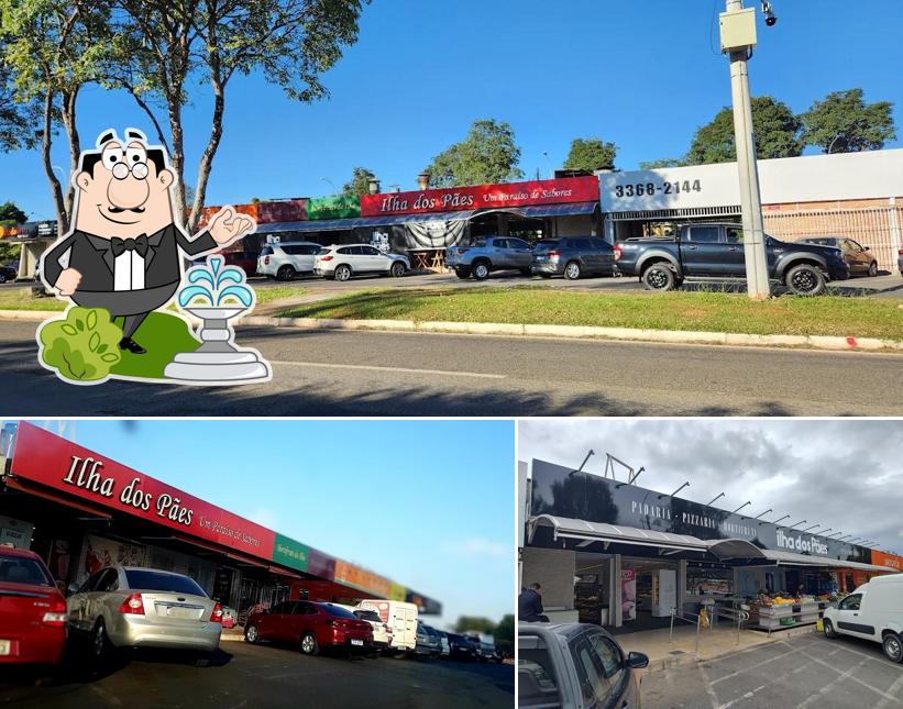 O exterior do Ilha dos Pães - Lago Norte