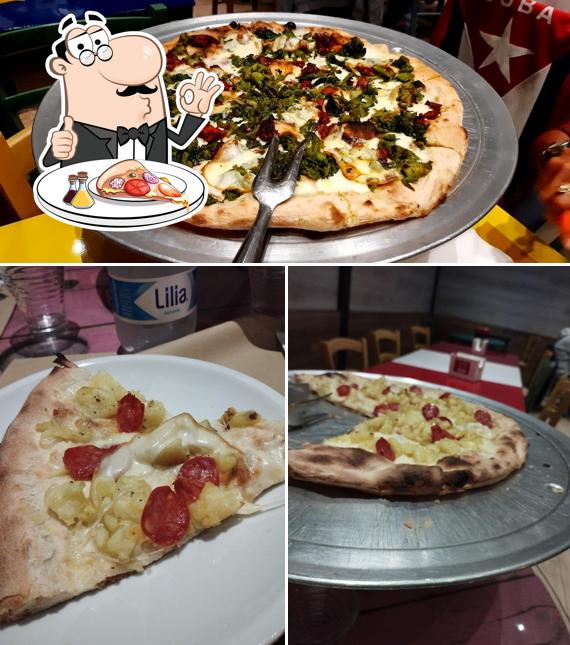 Scegli una pizza a Le Scimmie