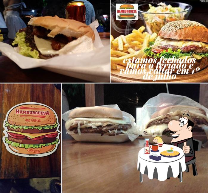 Consiga um hambúrguer no Hamburguesa (das gurias)