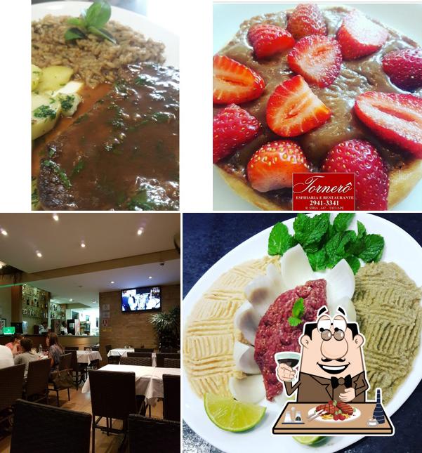 Tornerô serve pratos de carne