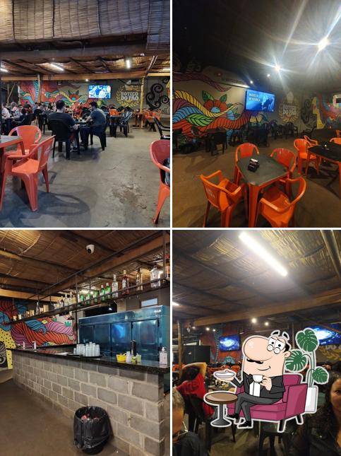 O interior do Boteco do Pão