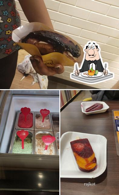 Food at Scuzo Ice 'O' Magic