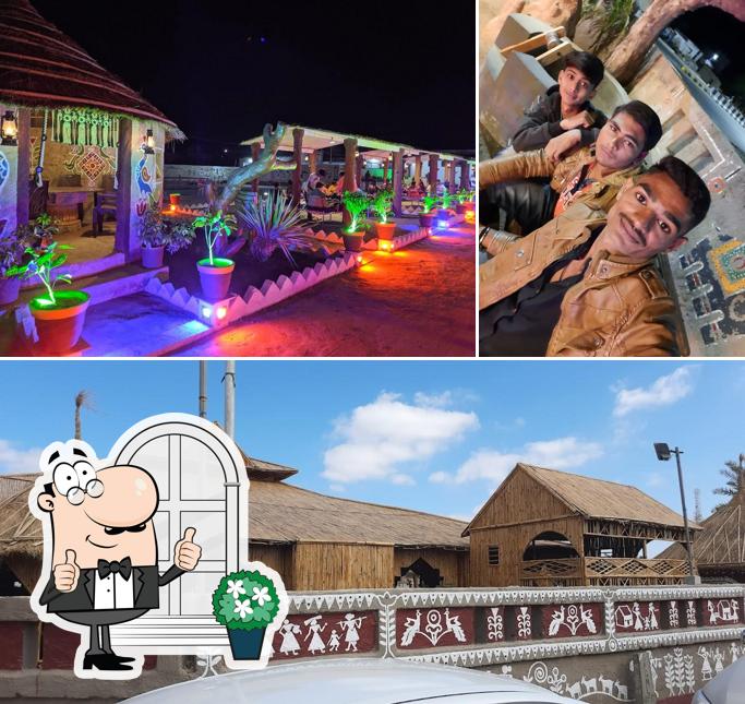 Take a look at the outside part of Shree Gurukrupa Kathiawadi Dhaba