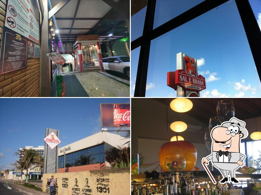 a área exterior é uma característica importante do Churrascaria Sal e Brasa Salvador