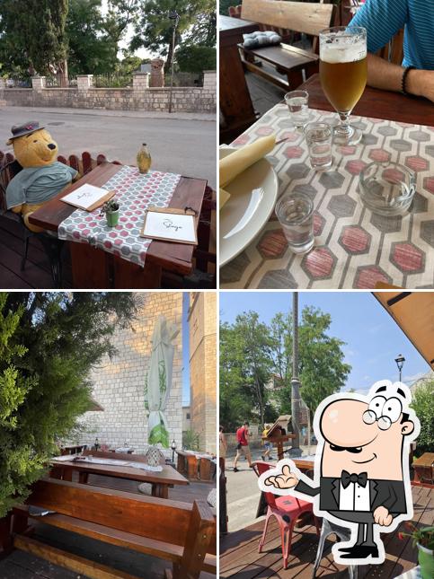 Gli interni di Konoba Štorija