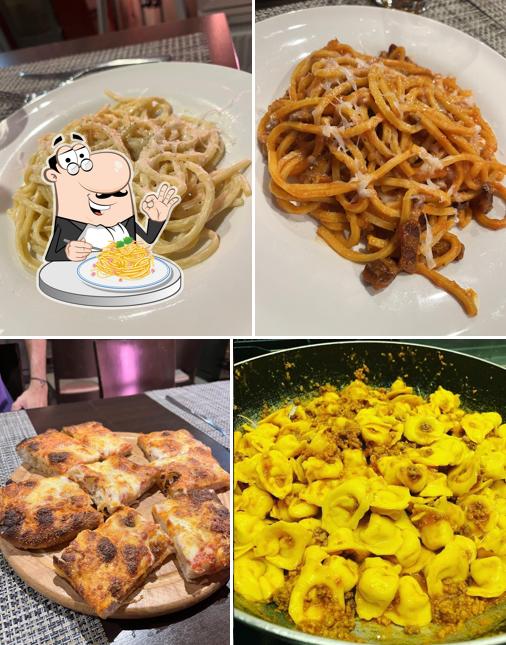 Spaghetti alla carbonara al Ritrovo La Perla