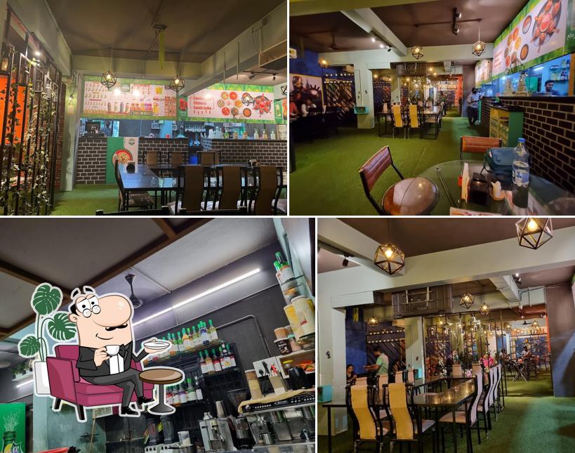 The interior of The Tea Planet