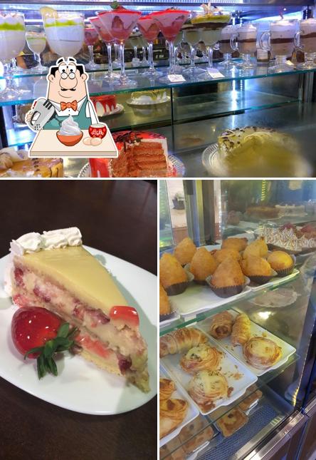 Noélia provê uma seleção de sobremesas