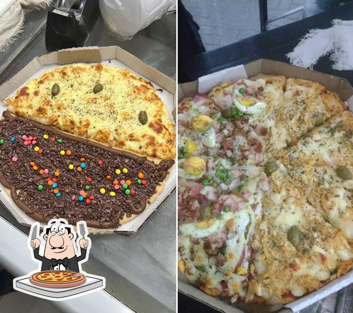 Experimente pizza no Restaurante Quintal da Irene