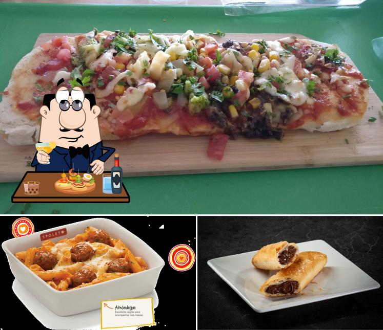 Bruschettas em Restaurante Spoleto