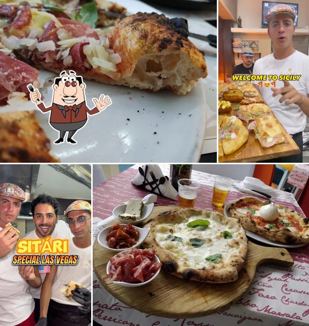 Platti al Pizzeria Sitàri