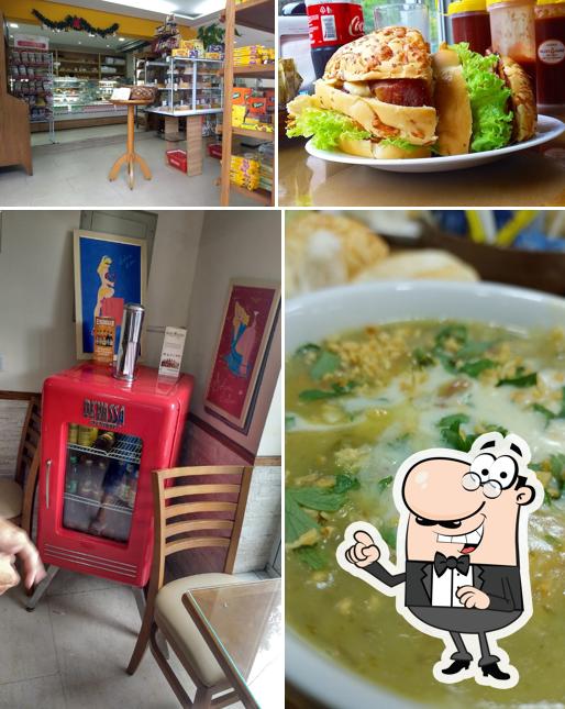 O interior do Solene Sabor Pães e Doces