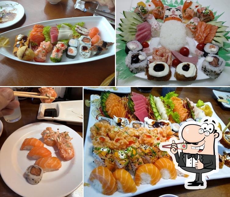 Escolha diversas opções de sushi