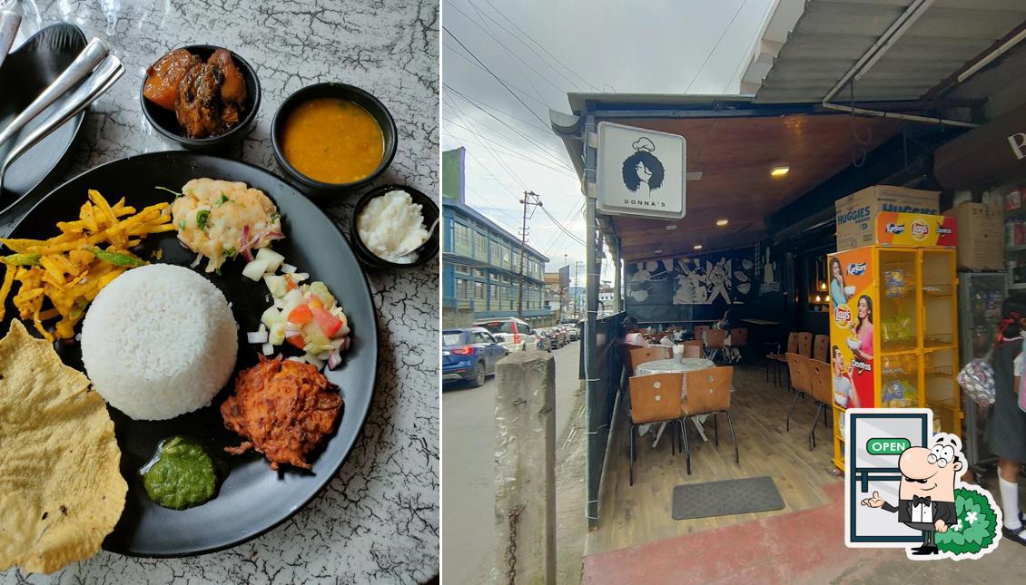 The exterior of Donna's Cafe