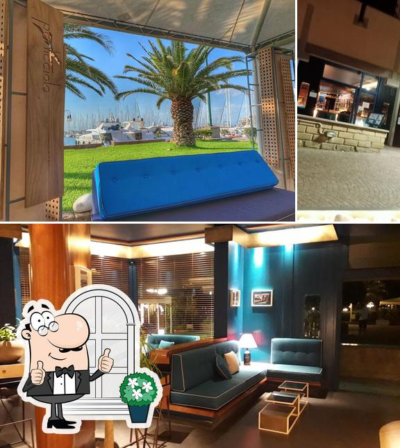 La esterno e interni del ristorante