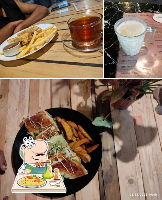 The restaurant's food and beverage