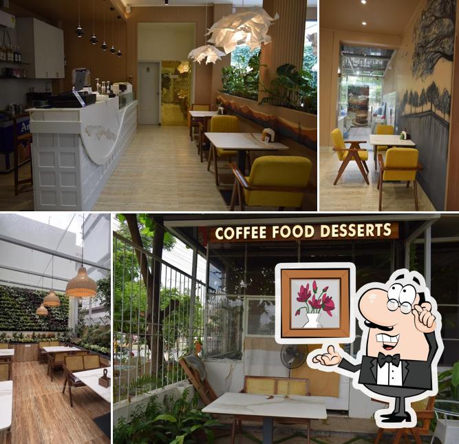 The interior of Crave Cafe And Resto