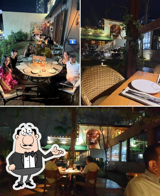 O interior do Nino Cucina - Goiânia