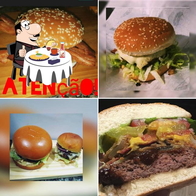 Hambúrguer em H Burger